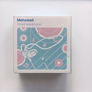 Kids Mehomeli Wired Headphones Air Conduction Tech Ergonomic 360 Bend Pink